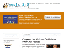 Tablet Screenshot of music3point0.com
